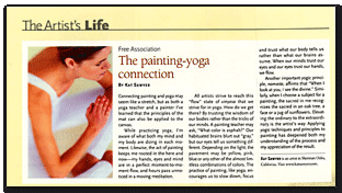 The painting-yoga connection